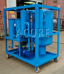Máquina de filtración de aceite hidráulico