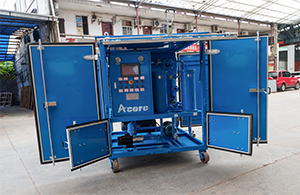 Venta de máquinas de filtración de aceite de transformador de vacío DVTP70 (4200LPH) a Kirguistán