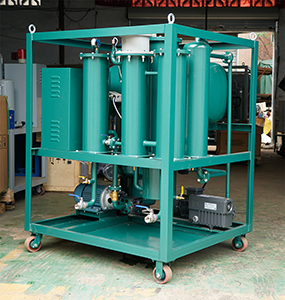 Máquina de filtración de aceite hidráulico