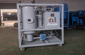 Ventas de sistemas de purificación de aceite por deshidratación al vacío VDF20 a Sudáfrica