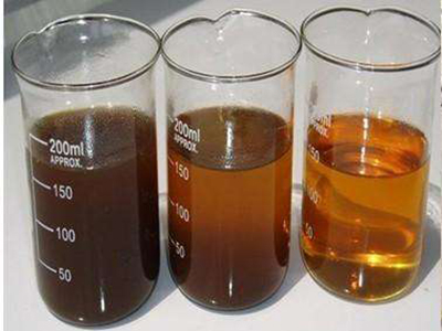 especificaciones técnicas de aceite residual después de la filtración