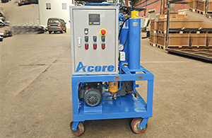 Venta de máquina de filtrado de aceite para transformadores portátil VTP05 (300 L/H) a Australia