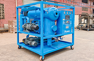 Venta a EE. UU. de la máquina purificadora de aceite para transformadores de vacío DVTP100 (6000 l/h).