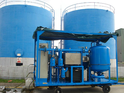 sistema de purificación de aceite de deshidratación de alto vacío