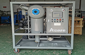  DVTP100 venta de máquinas de filtración de aceite de transformador a un EAU proveedor de electricidad