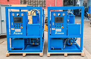 Venta del purificador de aceite centrífugo DCS-30 (3000 l/h) a Reino Unido