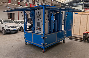 DVTP100(100LPM) Vacuum Transformer Oil Filtration System Sales to United States