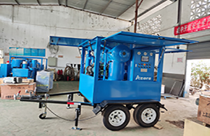 Venta de máquinas de tratamiento de aceite de transformadores móvil MTP70 (4200LPH) a Congo, África