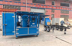 MTP70(4200L/H) Mobile Transformer Oil Filtering Machine Sales to Mexico